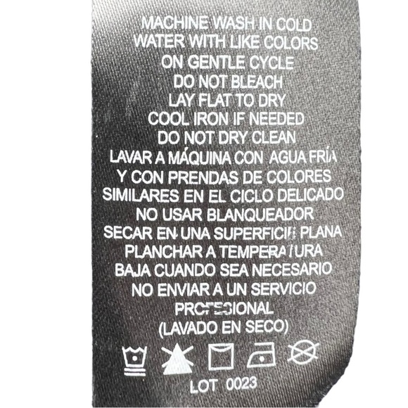 M Hilary Radley Blue Heather Long Sleeve Dress Stretch Medium 8 10 Shift Style - Picture 8 of 8